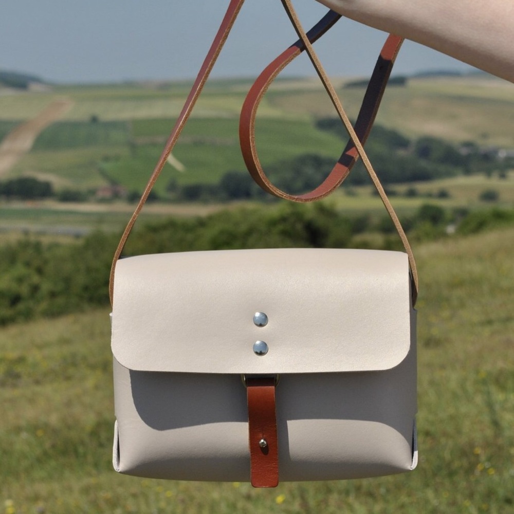 Nell Harper Italian Leather Crossbody Bag